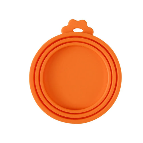 Couvercle de boîte de conserve portable en silicone pour aliments pour animaux