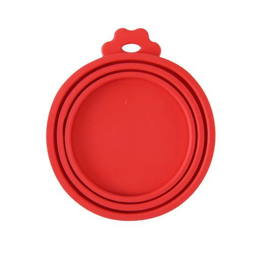 Couvercle de boîte de conserve portable en silicone pour aliments pour animaux