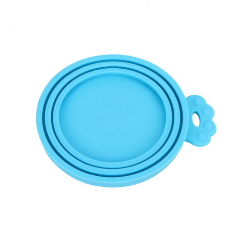 Couvercle de boîte de conserve portable en silicone pour aliments pour animaux