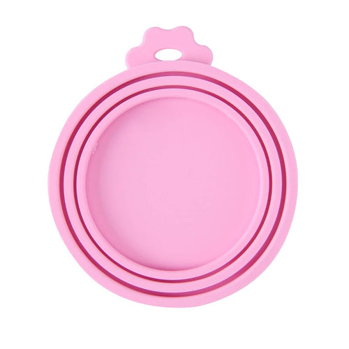 Couvercle de boîte de conserve portable en silicone pour aliments pour animaux