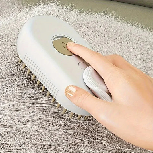 Peigne nettoyant pour animaux, brosse lissante pour enlever les poils du sous-poil des animaux