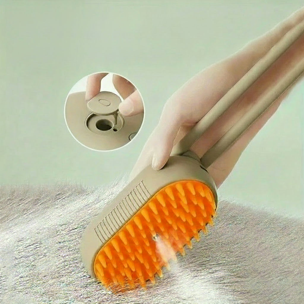 Peigne nettoyant pour animaux, brosse lissante pour enlever les poils du sous-poil des animaux